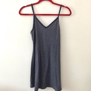 Blue and gray striped sundress💙